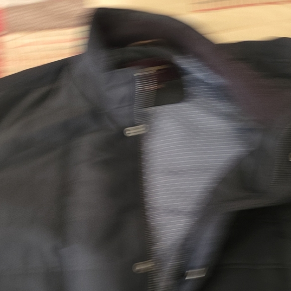 Johnston & Murphy Dark Blue Quilted Jacket with Brown Trim NWOT SZ XXL - Picture 11 of 13